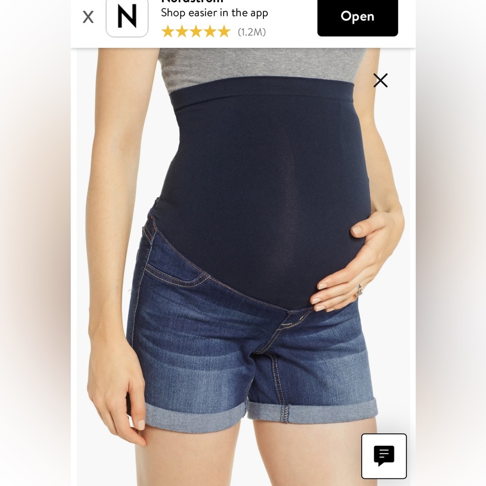 1822 Maternity Denim Shorts